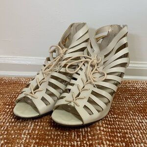 Lace Up Sandal Wedges